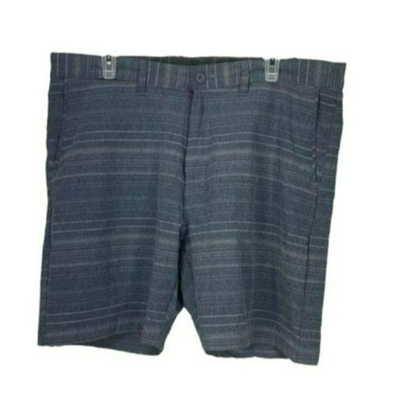 Burnside Men’s Blue White Golf Shorts Flat‎ Front Size 38 - Picture 1 of 10